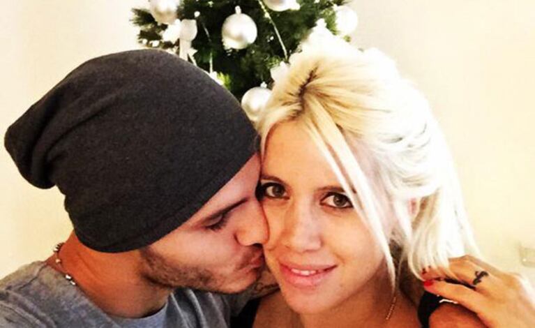 Wanda Nara y Mauro Icardi: celebración romántico del cumple de ella (Foto: Twitter). 