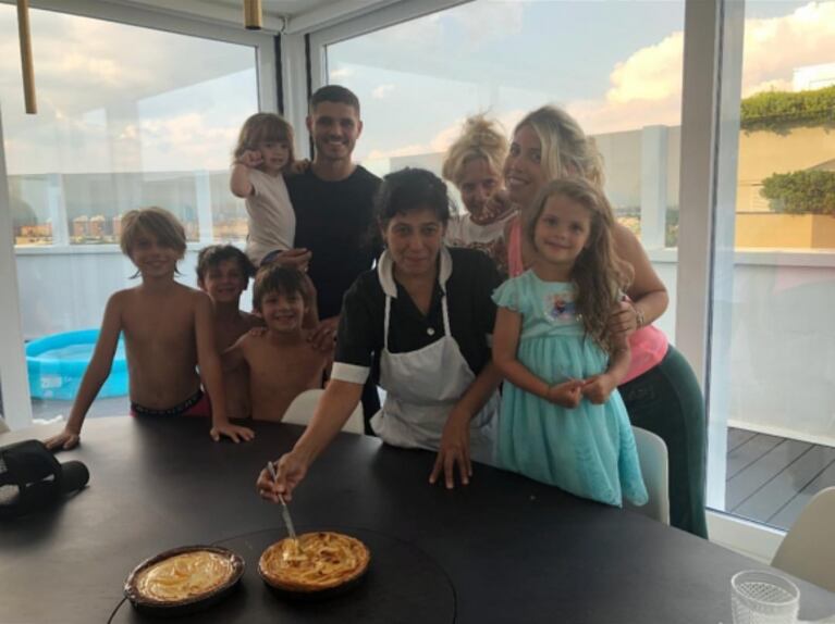 Wanda Nara y Mauro Icardi celebraron el cumpleaños de una mujer muy especial en el día a día de la familia