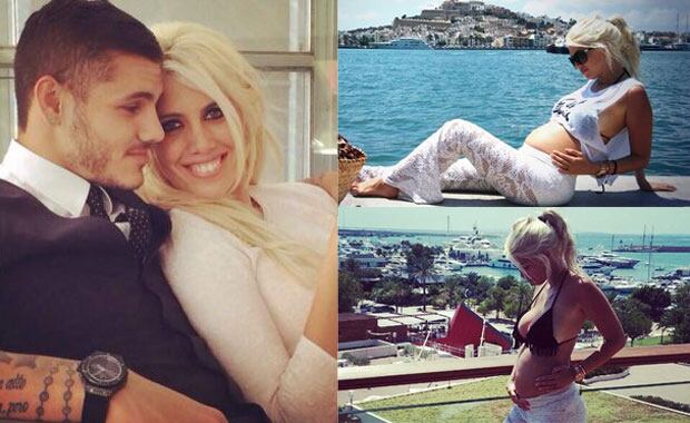 Wanda Nara y Mauro Icardi esperan su primer hijo (Fotos: Web). 