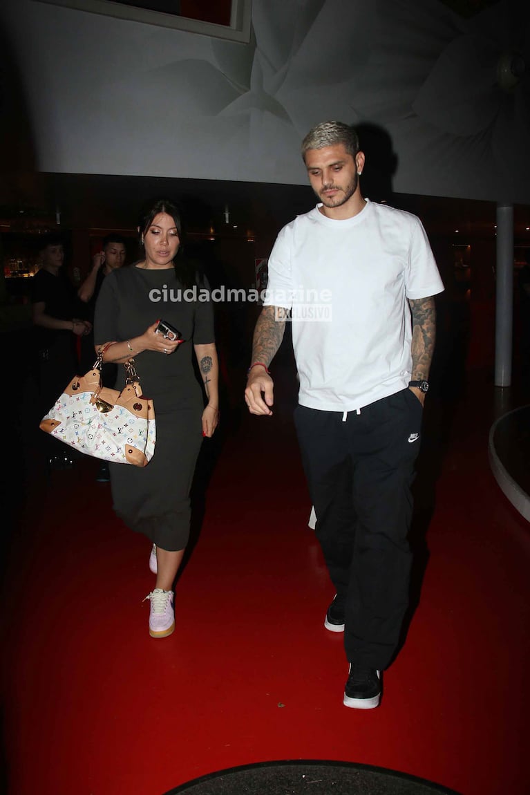 Wanda Nara y Mauro Icardi. (Foto: Movilpress)