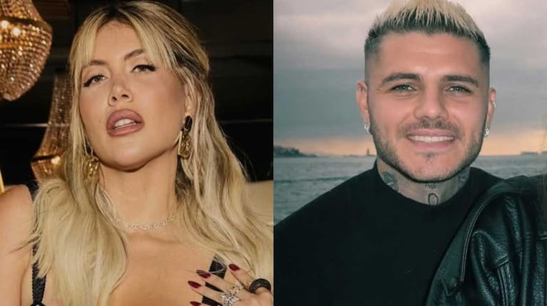 Wanda Nara y Mauro Icardi (Fotos: Instagram)