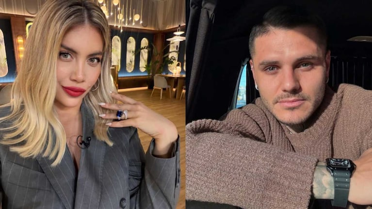 Wanda Nara y Mauro Icardi (Fotos: Instagram @wanda_nara y @mauroicardi)