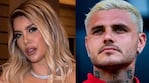 Wanda Nara y Mauro Icardi (Fotos: redes sociales).