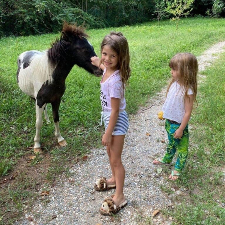 Wanda Nara y Mauro Icardi les regalaron ponis a sus hijas y estallaron las críticas: "Francesca encontró el caballo de sus sueños"