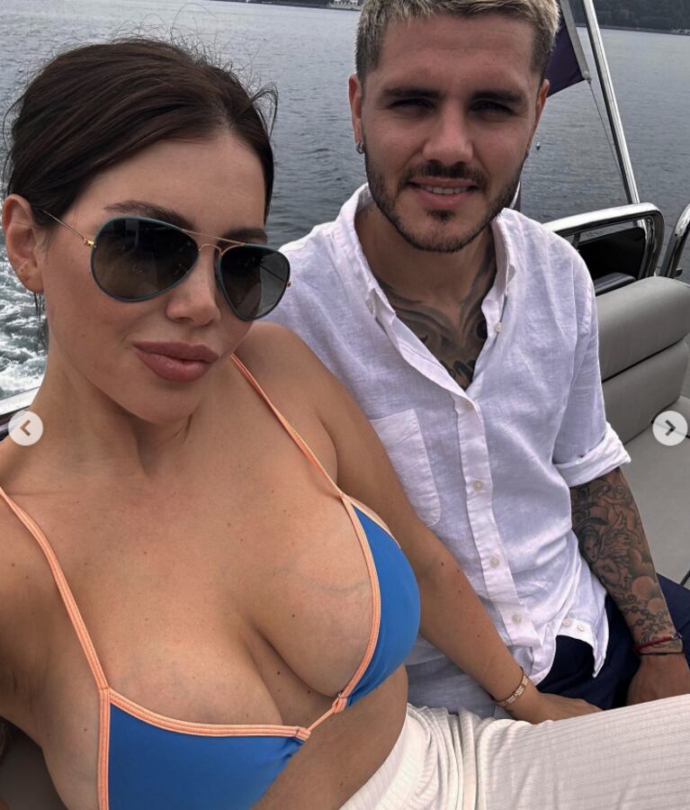 Wanda Nara y Mauro Icardi navegaron por Estambul en un yate de lujo: el impactante álbum de fotos