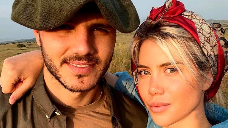 Wanda Nara y Mauro Icardi, protagonistas de un sorpresivo rumor de crisis: ya no se muestran juntos en redes 
