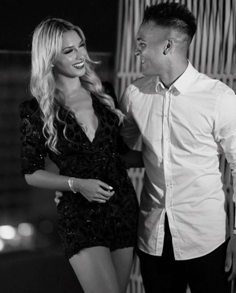 Wanda Nara y Mauro Icardi se mostraron muy divertidos en la mega fiesta de cumpleaños de Lautaro Martínez