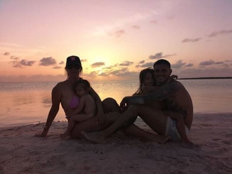 Wanda Nara y Mauro Icardi, vacaciones extra large: paraíso en familia en las islas Turcas y Caicos 