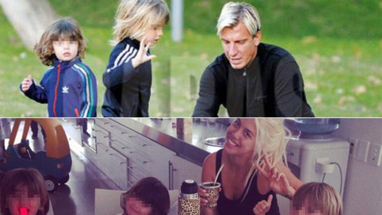 Wanda Nara y Maxi López, acuerdo por sus hijos (Foto: Caras y Twitter)