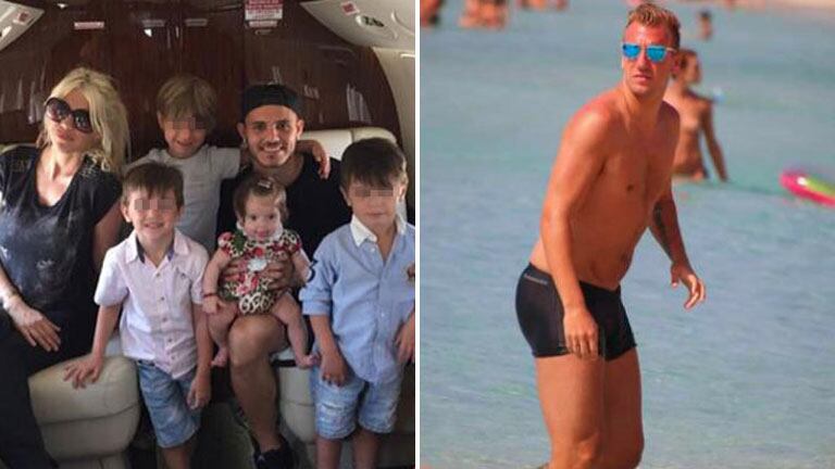 Wanda Nara y Maxi López coinciden en sus vacaciones en Ibiza, pero todavía no se vieron. (Foto: Web)