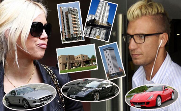 Wanda Nara y Maxi López, en guerra por la división de bienes. (Foto: Web)