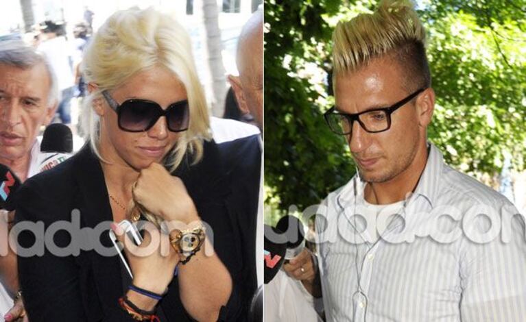 Wanda Nara y Maxi López, enfrentados. (Foto: Ciudad.com)