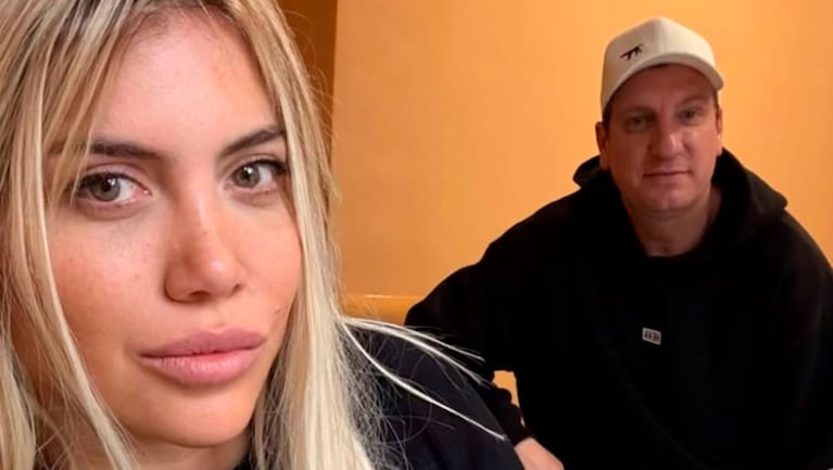 Wanda Nara y Maxi López (Foto: captura de Instagram).