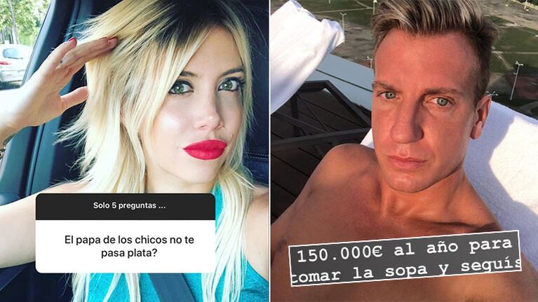 Wanda Nara y Maxi López, su fuerte nuevo cruce en Instagram: ¡mirá qué se dijeron!