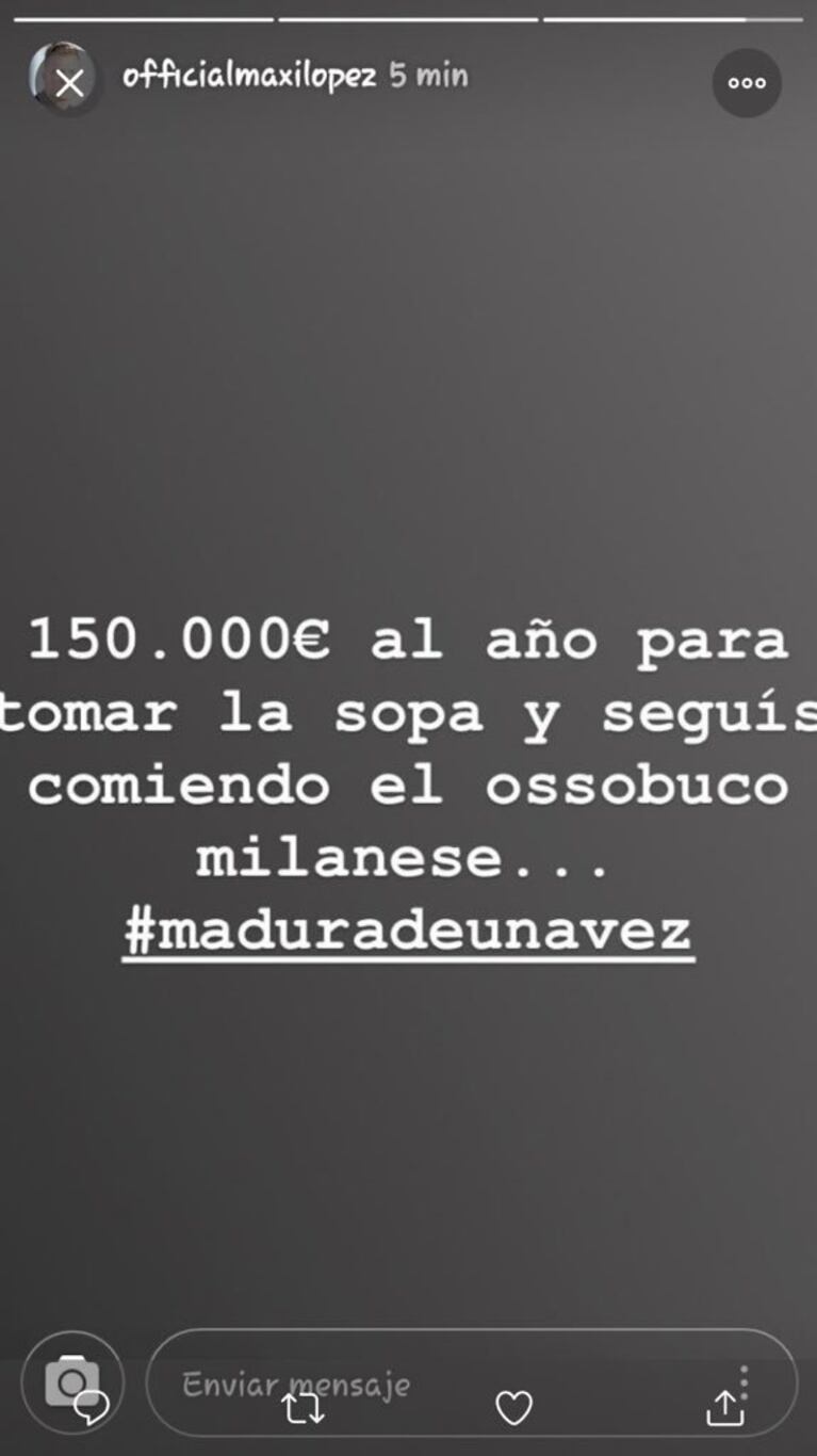 Wanda Nara y Maxi López, su fuerte nuevo cruce en Instagram: ¡mirá qué se dijeron!