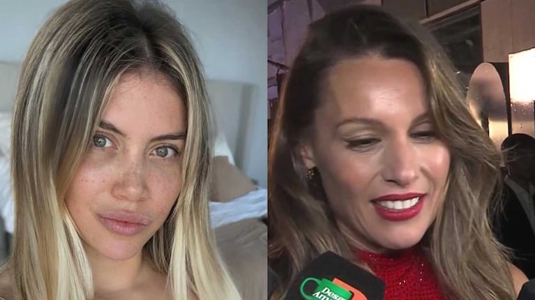 Wanda Nara y Pampita (Fotos: Instagram y captura América TV)
