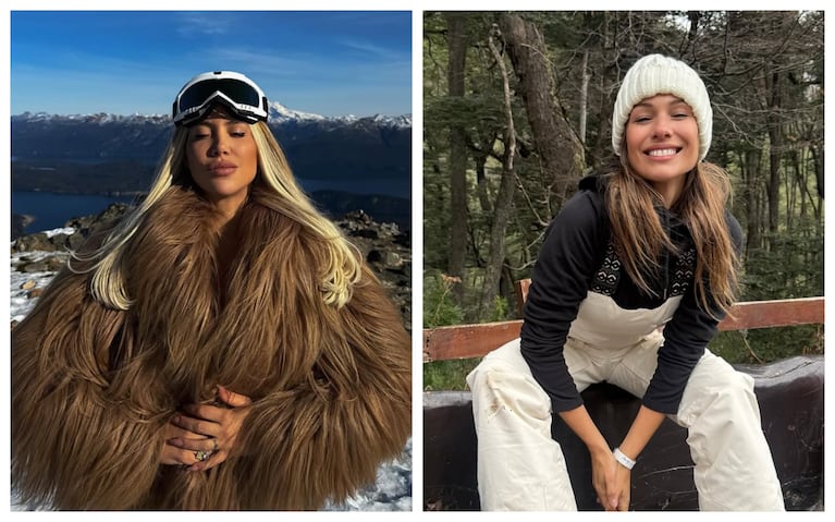 Wanda Nara y Pampita posaron con el mismo hombre en Villa La Angostura | Créditos: Instagram @wanda_nara y @pampitaoficial