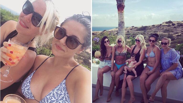 Wanda Nara y su cuñadita sexy, diosas en Ibiza. (Foto: Instagram)