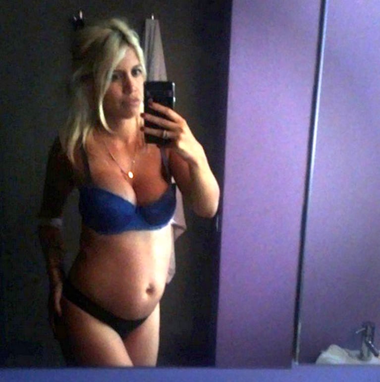 Wanda Nara y su provocativa selfie en ropa interior. (Foto: Instagram)