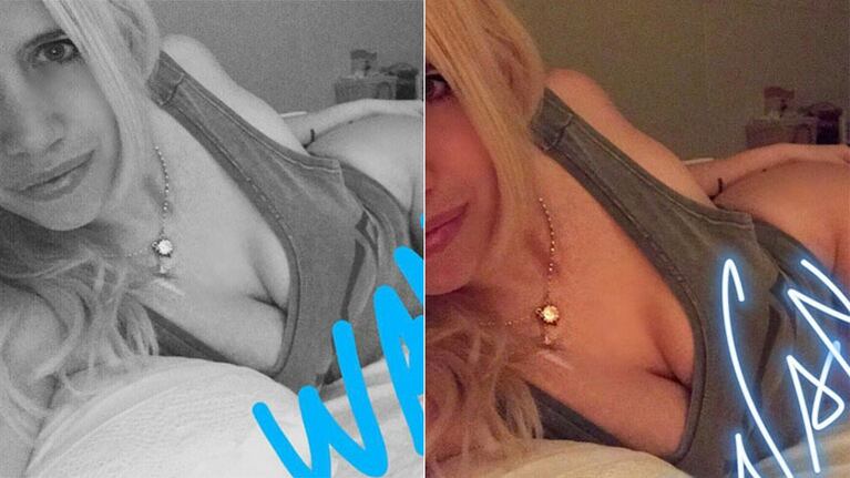 Wanda Nara y sus fotos sexies en Instagram.