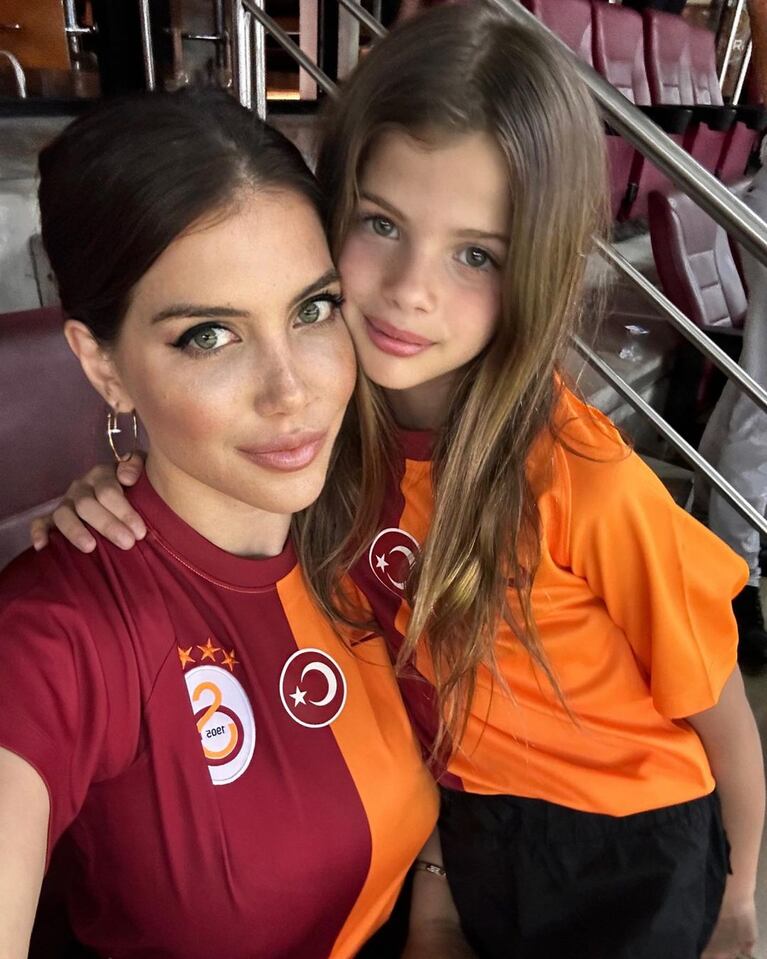 Wanda Nara y sus hijos celebraron la victoria del Galatasaray: Mauro Icardi hizo el gol de la victoria