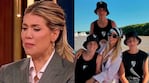 Wanda Nara y sus hijos (Fotos: capturas Telefe y Instagram @wanda_nara)