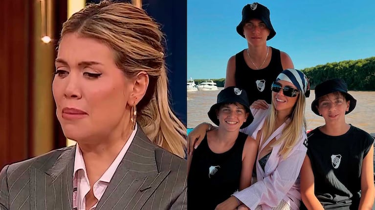 Wanda Nara y sus hijos (Fotos: capturas Telefe y Instagram @wanda_nara)