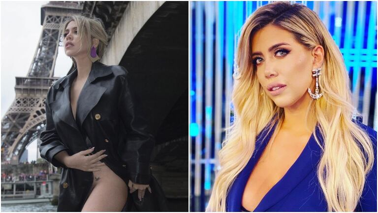 Wanda Nara y una foto súper sexy en París sin ropa interior: Iba volando con las alas rotas