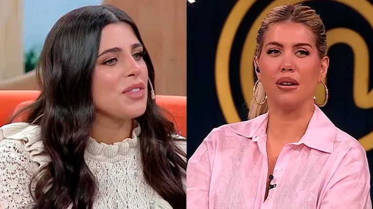Wanda Nara y Valentina Cervantes (Fotos: capturas Telefe)