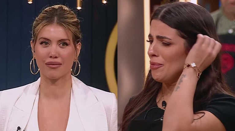 Wanda Nara y Valentina Cervantes (Fotos: capturas Telefe)