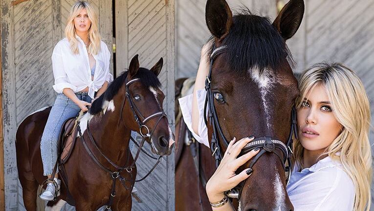 Wanda posó junto a su caballo. Foto: Para Ti.