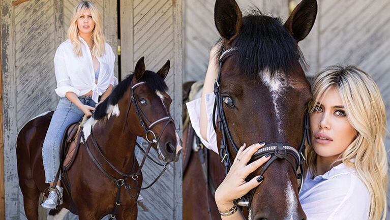 Wanda posó junto a su caballo. Foto: Para Ti.