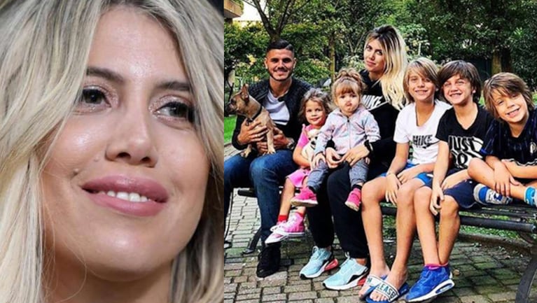 Wanda prefiere criar a sus hijos sin la ayuda de una niñera.