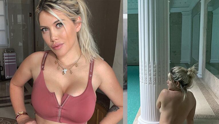 Wanda se mostró súper sexy en su día de spa.