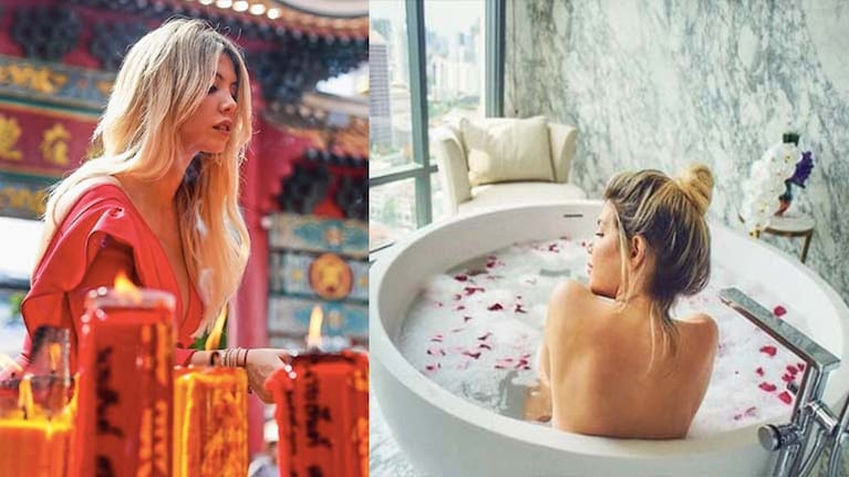 Wanda se relaja en el país asiático junto a Isabella.