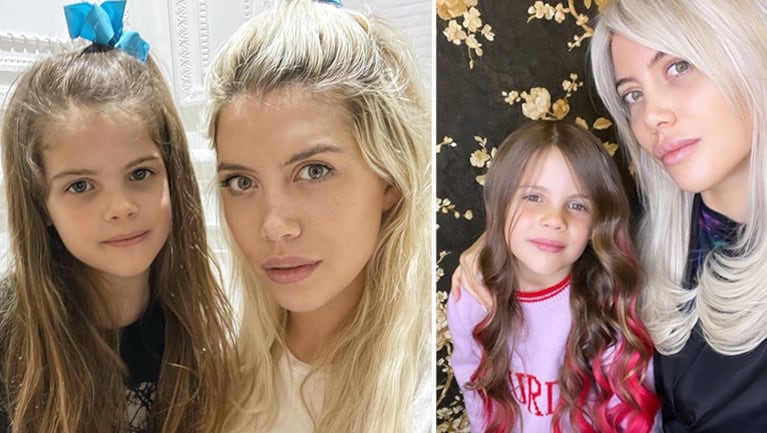 Wanda y Francesca renovaron sus looks.