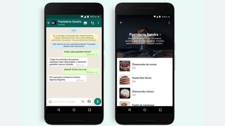 WhatsApp añade un nuevo botón para comprar directamente desde los perfiles de las empresas. Foto: DPA.