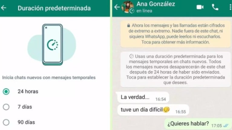 WhatsApp dejará de guardar las fotos y los vídeos de los chats temporales en el móvil