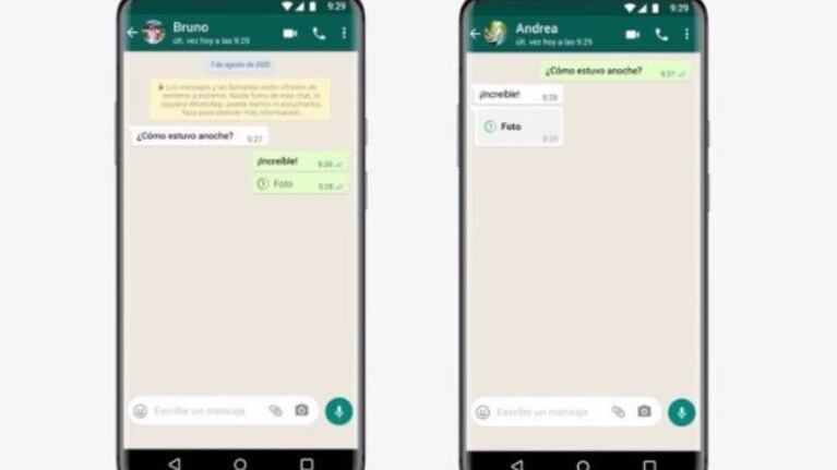 WhatsApp despliega una opción para evitar capturas de pantalla de imágenes y vídeos de visualización única