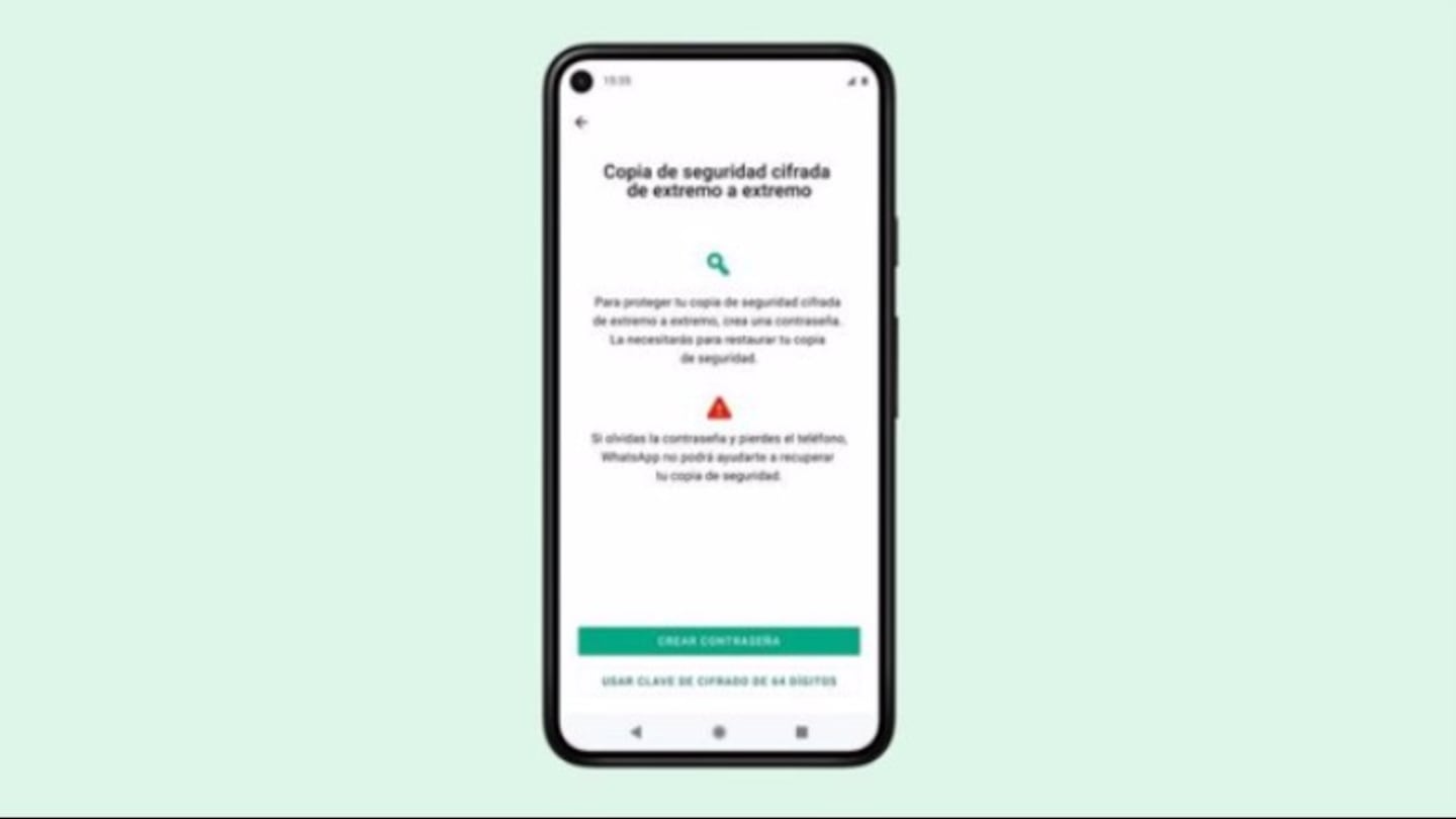 WhatsApp lanza las copias de seguridad encriptadas de extremo a extremo