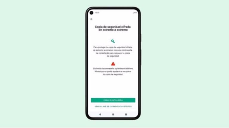 WhatsApp lanza las copias de seguridad encriptadas de extremo a extremo