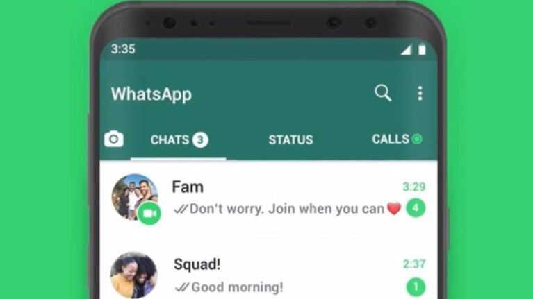 WhatsApp permite unirse a las videollamadas grupales en curso directamente desde el chat