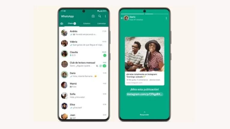 WhatsApp permitirá sincronizar las actualizaciones de estado con las historias de Facebook también en Android