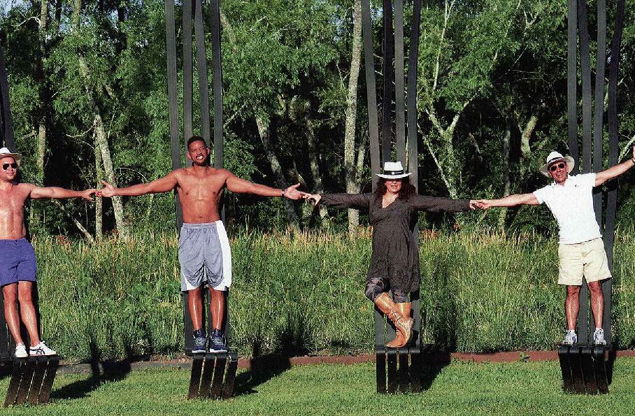 Will Smith mostró su lomazo en una estancia del Delta de Tigre. (Foto: Revista Caras)