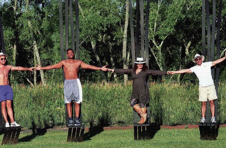 Will Smith mostró su lomazo en una estancia del Delta de Tigre. (Foto: Revista Caras)