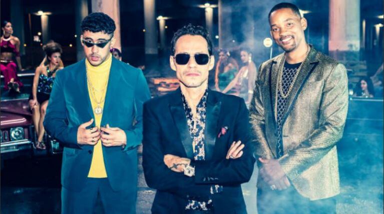 Will Smith se prepara para lanzar un tema con Marc Anthony y Bad Bunny
