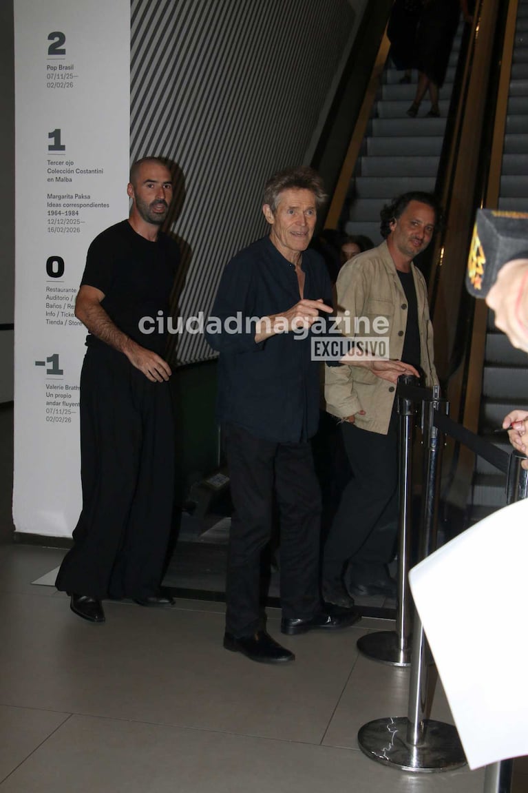 Willem Dafoe en Argentina (Foto: Movilpress)