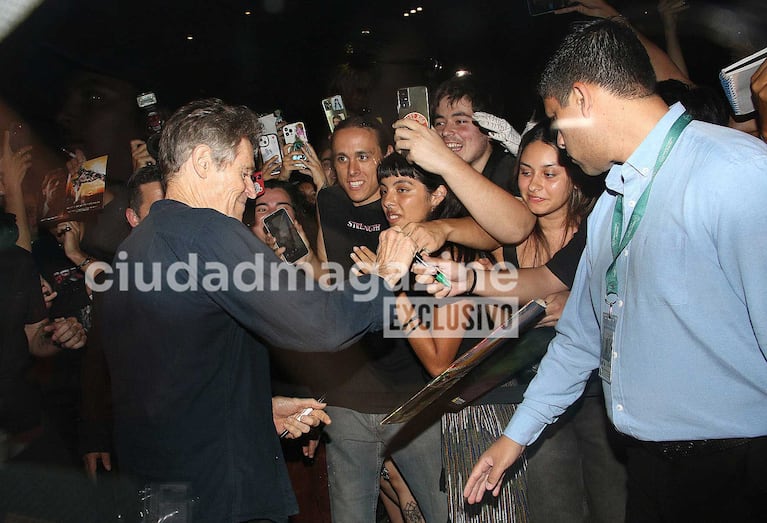 Willem Dafoe en Argentina (Foto: Movilpress)