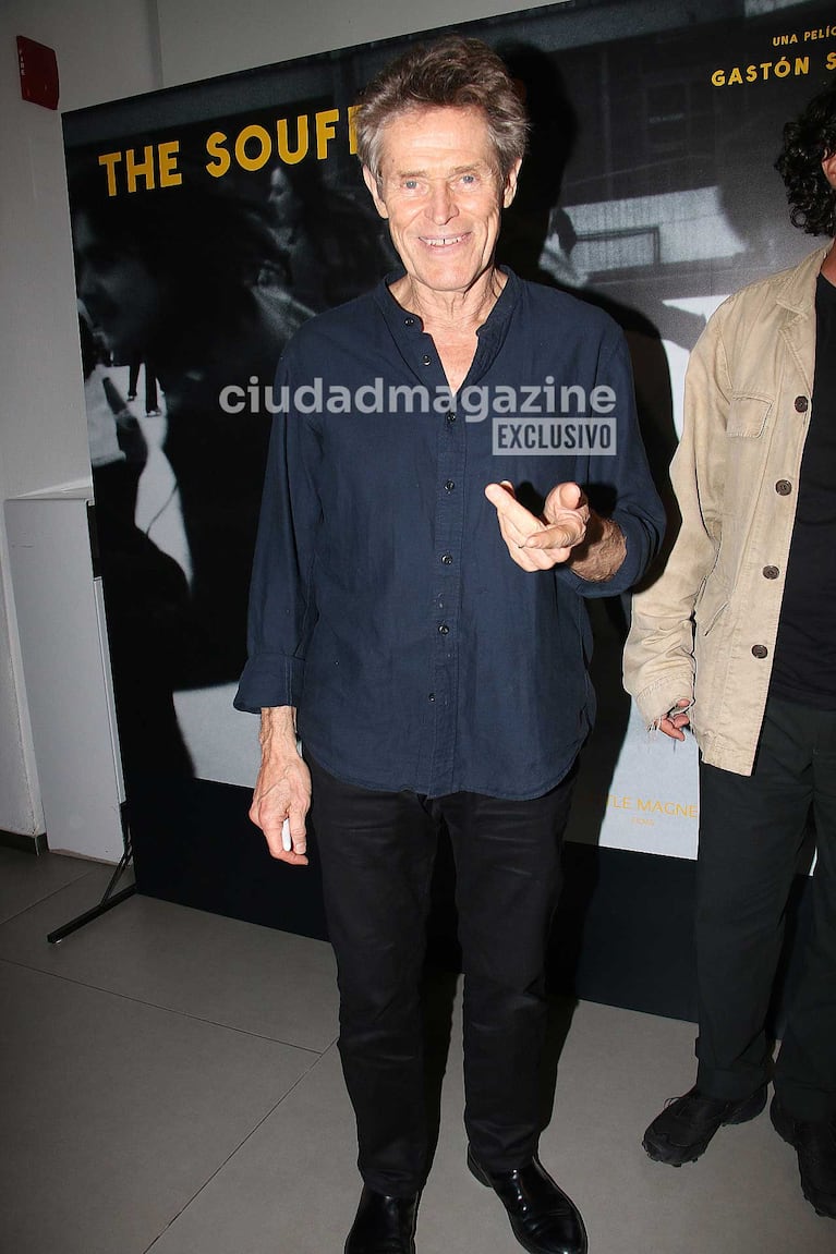 Willem Dafoe en Argentina (Foto: Movilpress)