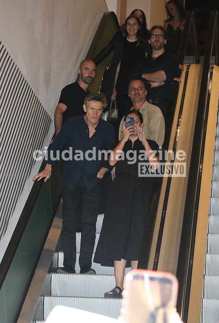 Willem Dafoe en Argentina (Foto: Movilpress)